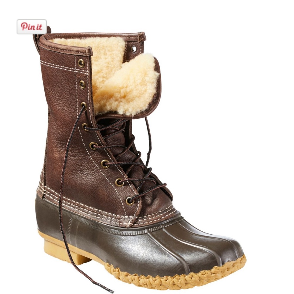 Women’s bean boots, shearling-lined FLASH SALE!!